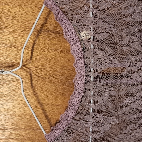 Eyeshadow clothing dusty Lavender button back top XL - Picture 6 of 11